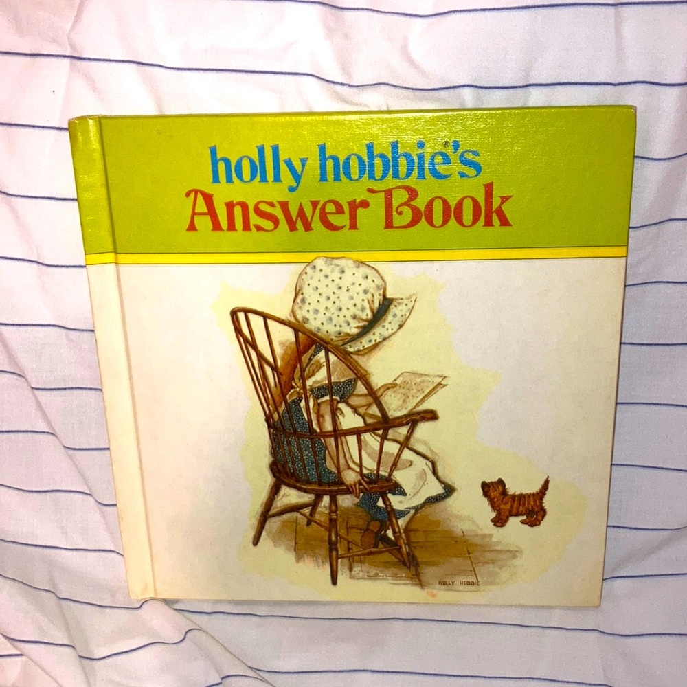 Holly Hobbie’s LOT - Answer Book, Book About Time, Happy Day Book (1978)